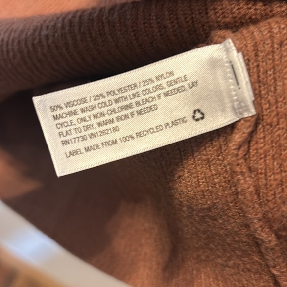 A New Day brown sweater dress size small - Picture 5 of 5